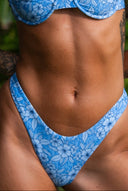 Jen Cheeky Bikini Bottom Denim Blue