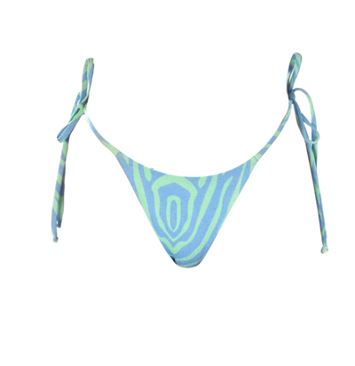 Triangle Bikini top cheeky bikini bottom zebra print