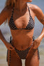 Triangle Bikini top cheely bikini bottom polka dots