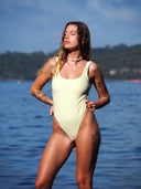 lola one piece butter yellow