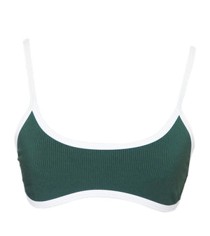 Ness Bikini Top Emerald